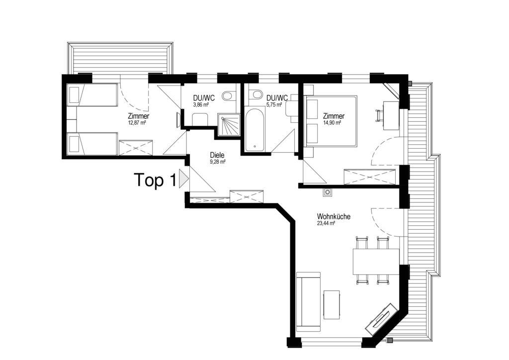 Apart S'Doerfl Mayrhofen Chambre photo